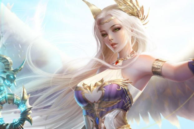 眼中释放出期望与不屈服的光芒传递出强大的魔域尝试感染力